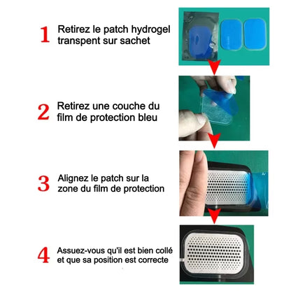 Lot De Patch En Gel Pour Electro-Stimulateur Musculaire